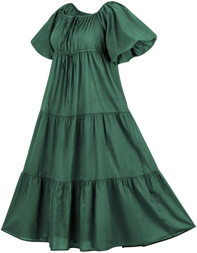 Belle Maxi Chemise Limited Edition Greens