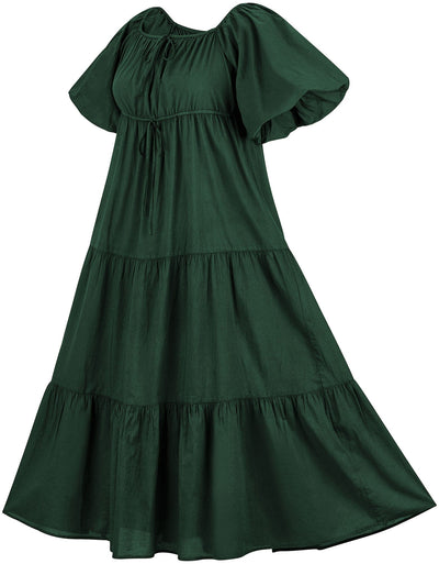 Belle Maxi Chemise Limited Edition Greens