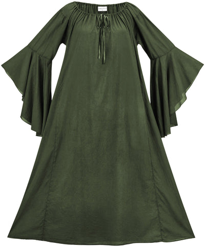 Angeline Maxi Chemise Limited Edition Moss Green